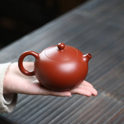 Chinese Yixing Purple Clay Teapot Handmade Xishi Tea Pot Kettle Zisha Teaware