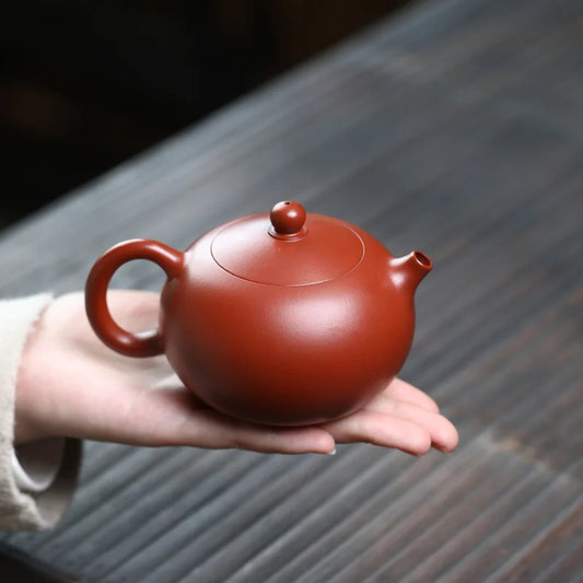 Chinese Yixing Purple Clay Teapot Handmade Xishi Tea Pot Kettle Zisha Teaware