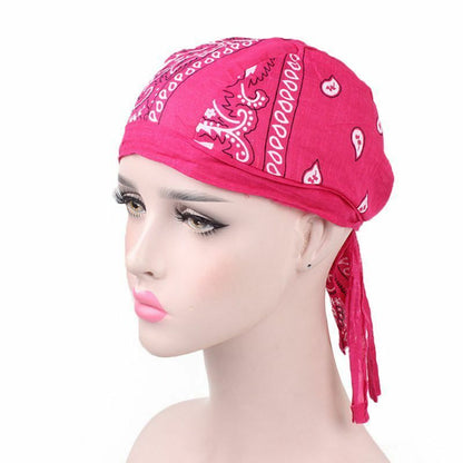 Cycling Head Scarf Quick Dry Bandana Hat Bike Cap Summer Running Riding Cotton
