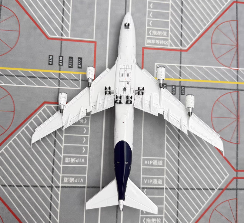 1:400 YY Wings Lufthansa BOEING 747-400 Flap Down Passenger Plane Diecast Model