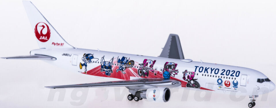 1:400 Phoenix JAPAN AIRLINES BOEING 767-300ER Passenger Aircraft Diecast Model