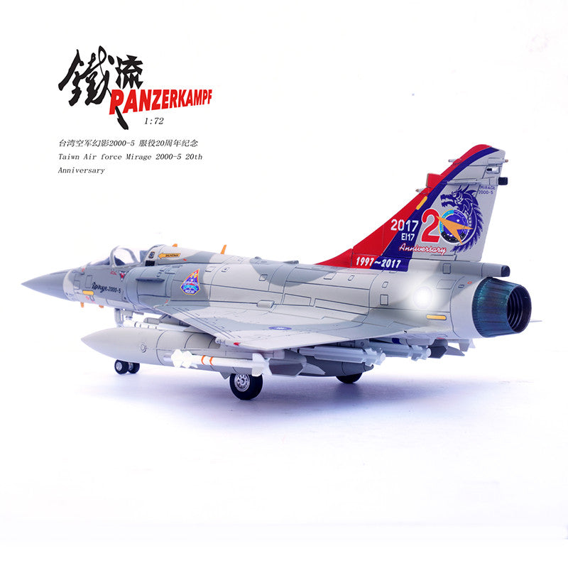 1:72 Panzerkampf Taiwn Air force Mirage 2000-5 20th Fighter Plane Diecast Model