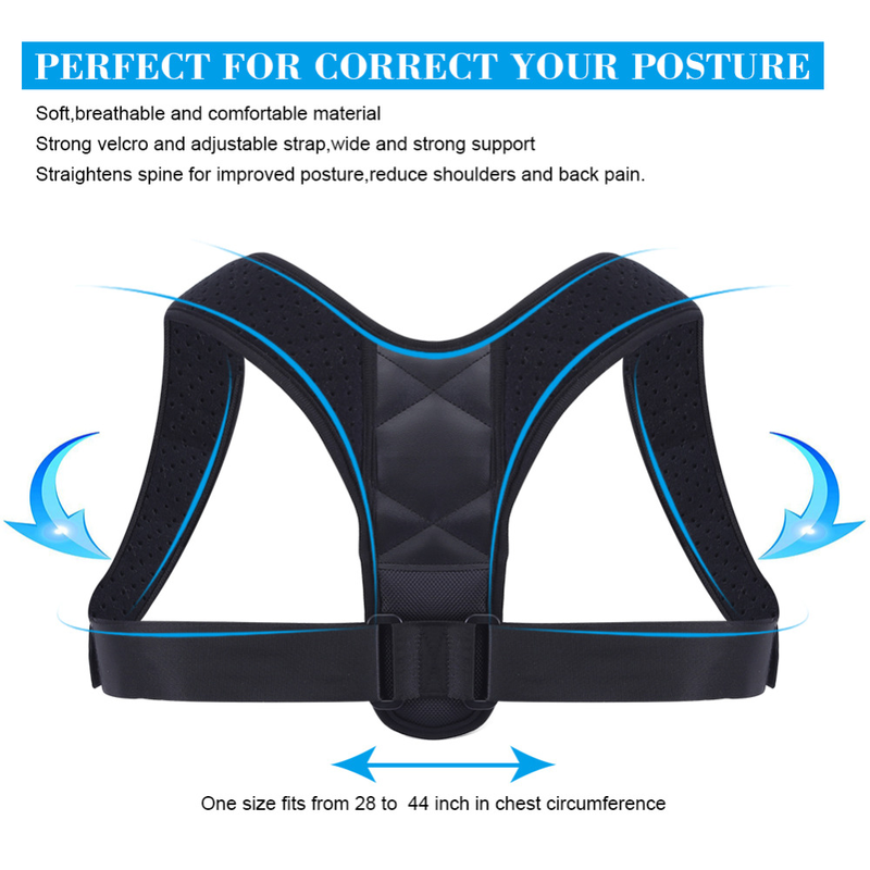 Upper Back Belt Posture Corset Back Shoulder Braces Correction Back Care Support