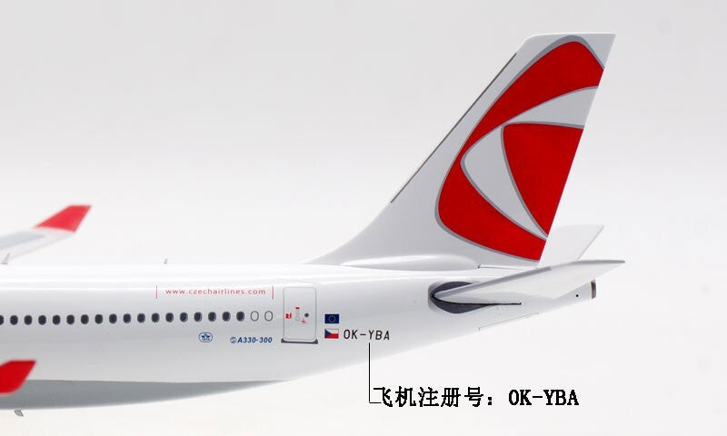1:200 32CM InFlight CZECH AIRLINES AIRBUS A330-300 Airplane Diecast Plane Model