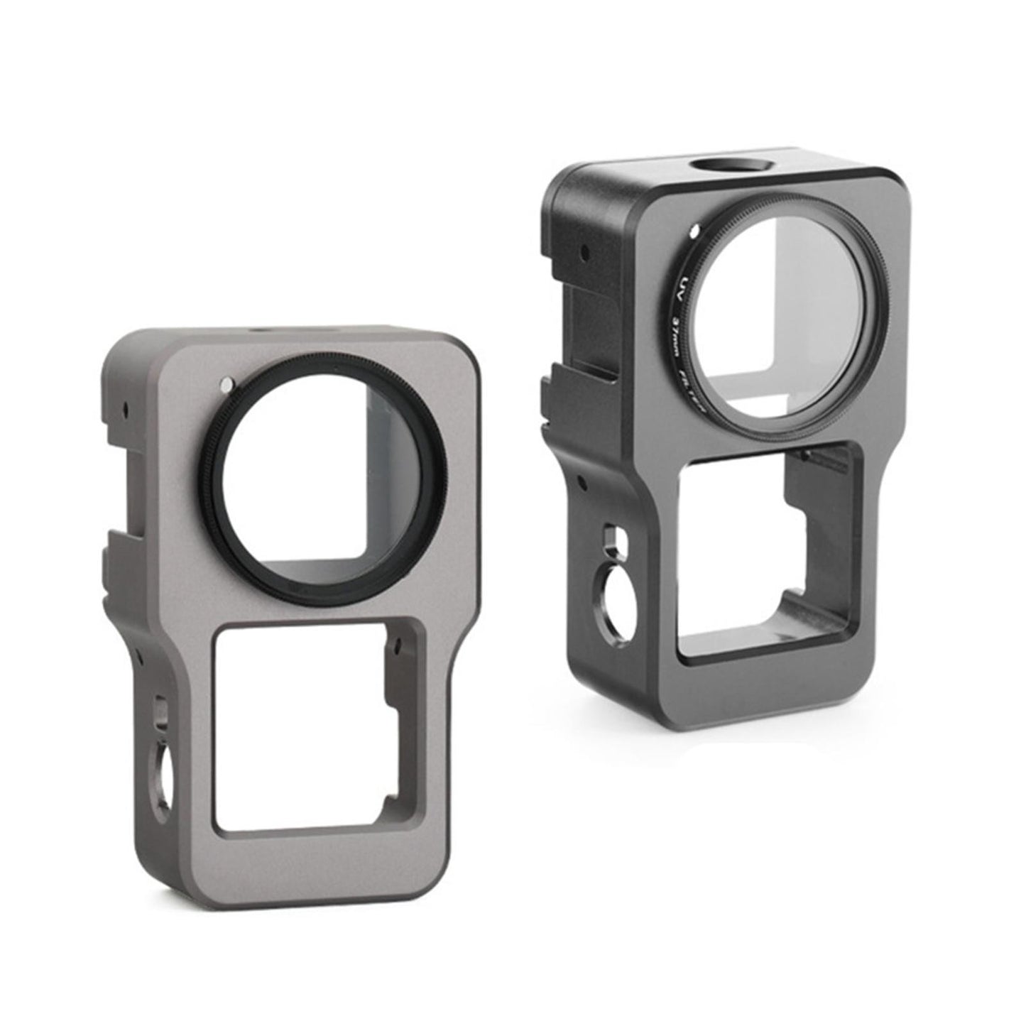 Camera Protective Frame Cover+UV Filter+Lens Cover+Adapter For DJI Action 2 D