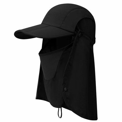 Outdoor Hat Face Neck Protection Camping Hiking Fishing Sunshade Summer Cap 60CM