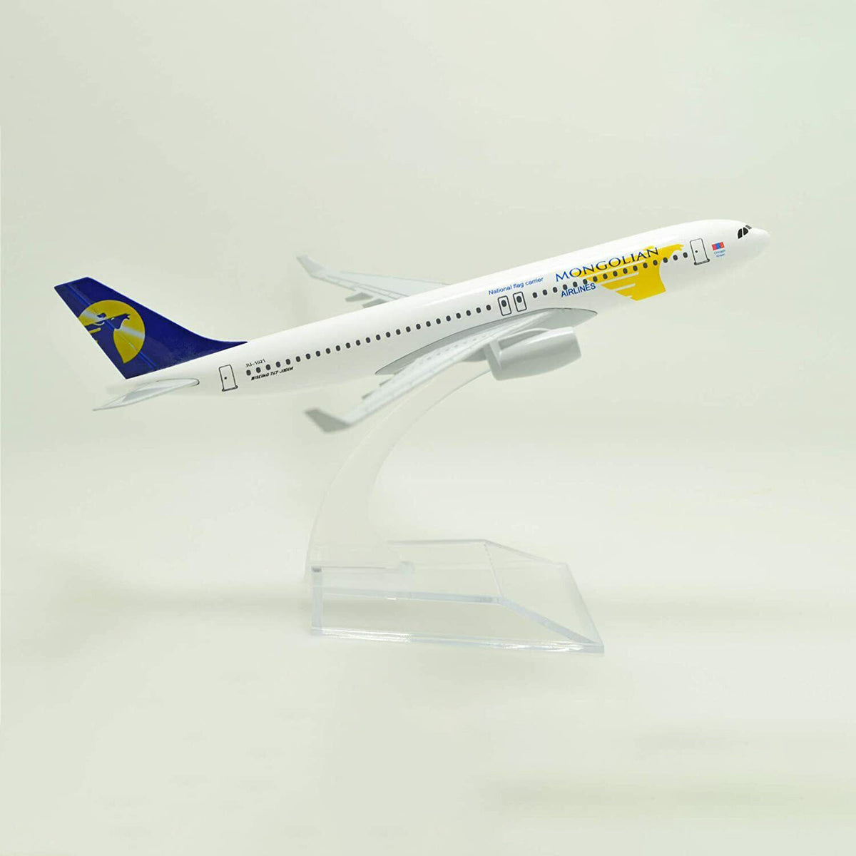1:400 16cm B767 Mongolian Airlines Metal Airplane Model Plane Aviation Model