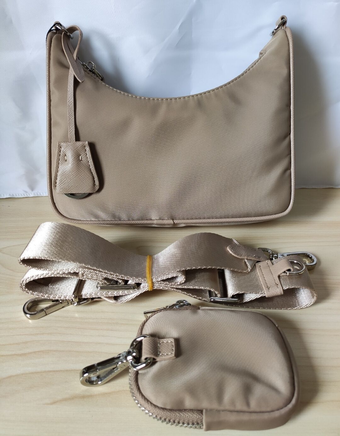 Nylon Shoulder Bag Underarm Purse Handbag Pouch Polyester Satchels Shape Bag 1PC