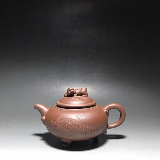 vintage chinese yixing purple clay teapot zisha ceremony teaware collection rare