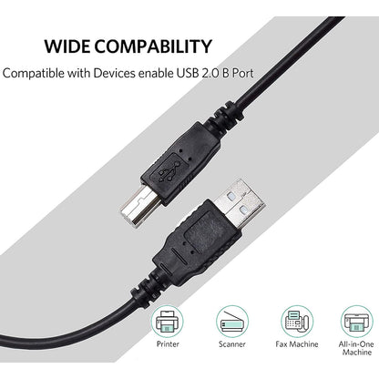 NEW USB 2.0 A TO B High Speed Printer Scanner Premium Cable Cord 1.5m Lot
