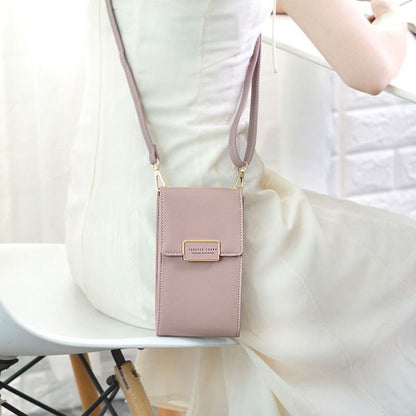 Mini Crossbody Shoulder Bag Flap Phone Pocket Purse Clutch Leather Hasp Handbag