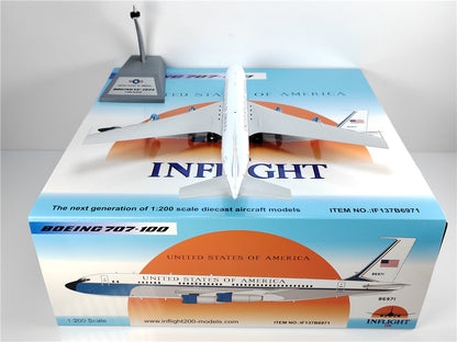 1:200 InFlight United States of America B707-100 Airplane Diecast Plane Model