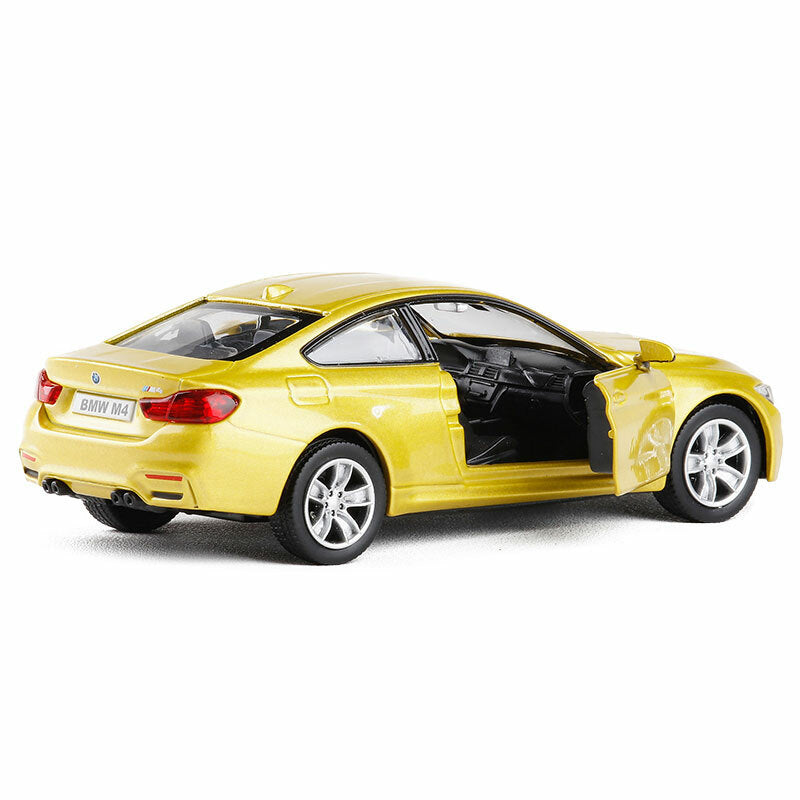 1/36 BMW M4 Model Car Diecast Toy Vehicle Toys for Boys Kids Gifts Doors Open