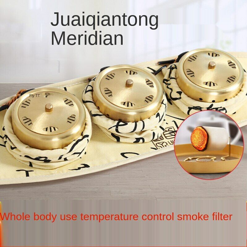 Moxa Smokeless Moxibustion Box Portable Health Whole Body Wormwood Pot Tool 艾灸艾草