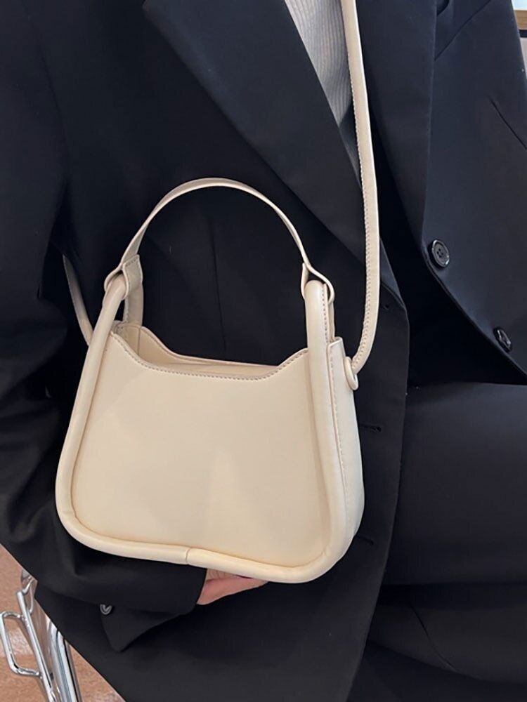 2022 Small Women's Handbag Pu Leather Shoulder Crossbody Bags Totes