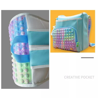 Mochila Escuela Niños Niñas Bolsa Morral Para Adolescente Impermeable Fidget Toy