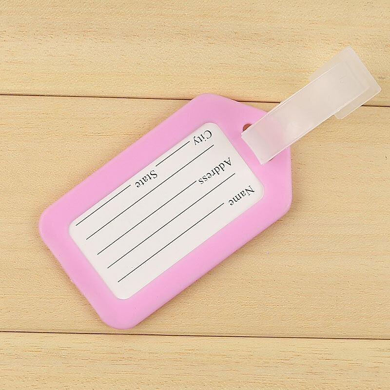 Luggage Tag Plastic Baggage Tags Women Men Boarding Shipping Suitcase ID Address