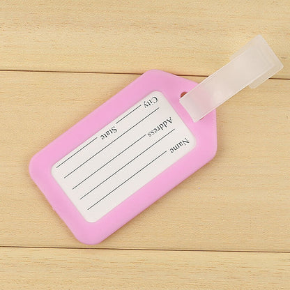 Luggage Tag Plastic Baggage Tags Women Men Boarding Shipping Suitcase ID Address