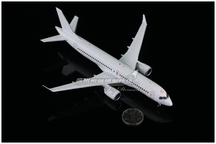 1:200 JC Wings AIRBUS A220-300 Passenger Airplane Diecast Blank Aircraft Model