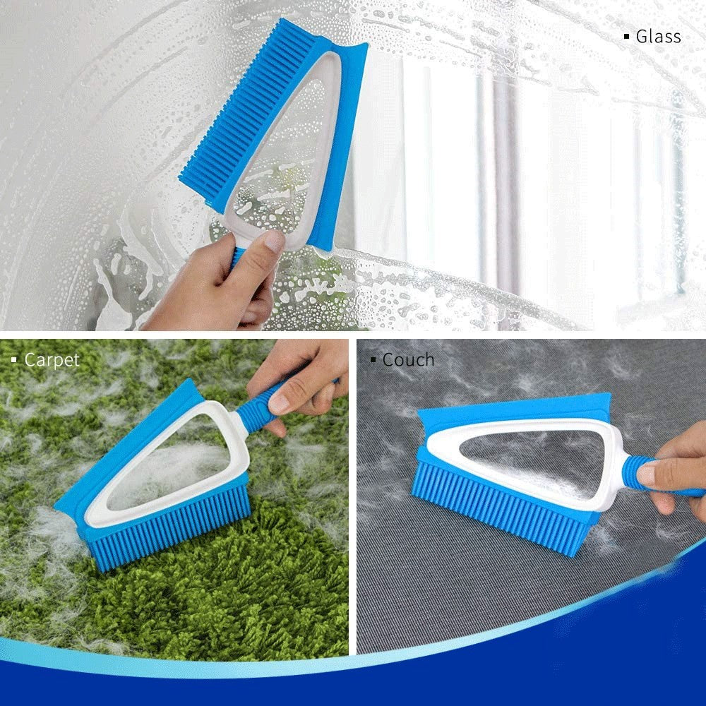 Adhesive brush pet hair cleaning scraper dust removal soft fur wear-resistant