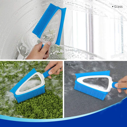 Adhesive brush pet hair cleaning scraper dust removal soft fur wear-resistant