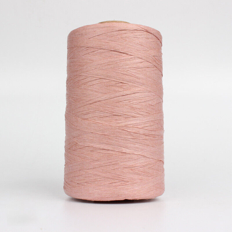 280M Organic Raffia Straw Rope Paper Yarn Crochet Knitting DIY Summer Hat Bag