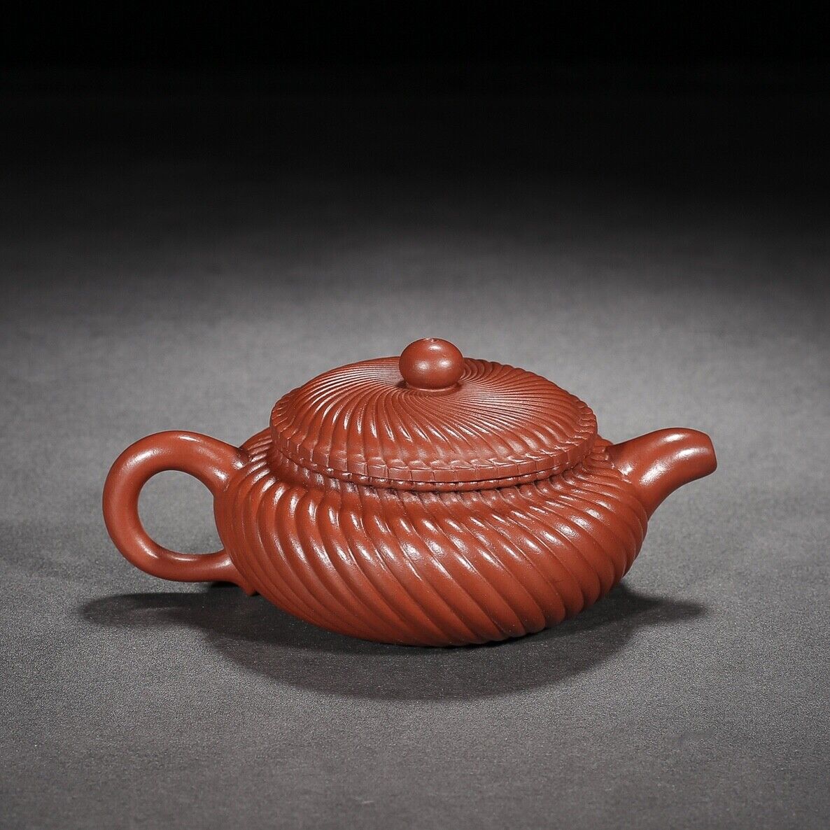Chinese Yixing Zisha Clay Handmade Exquisite Teapo （仿古 底款：景舟制陶）