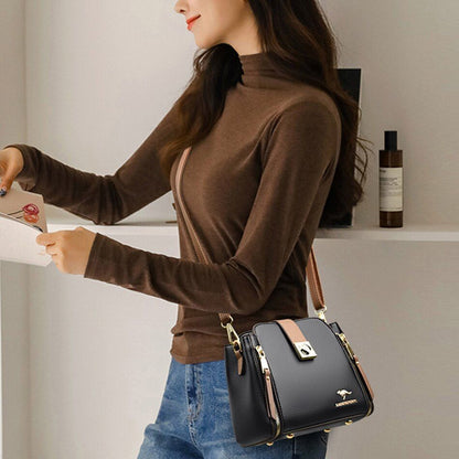 Synthetic Leather Handbag Purse Bag Shoulder Crossbody Messenger Small 20*18*9CM