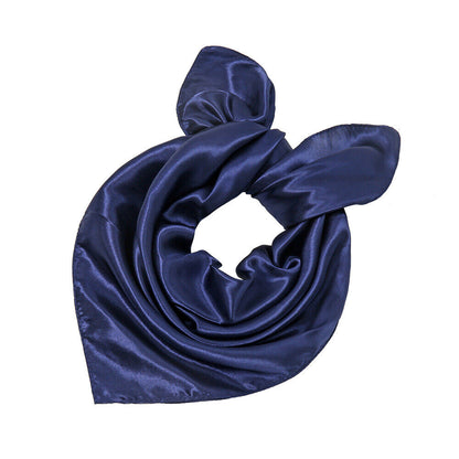 Silk Square Scarf 60cm Satin Neck Hair Tie Band Bag Ribbons Shawl Hijab 60*6