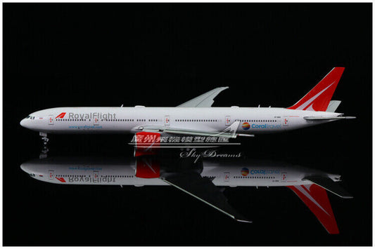1:400 JC Wings Royal Flight BOEING 777-300ER Airplane Flap Down Diecast Model