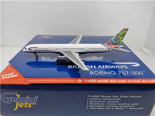 GeminiJets British Airways B757-200 G-CPEL 1/400 DIECAST Plane Pre-builded Model