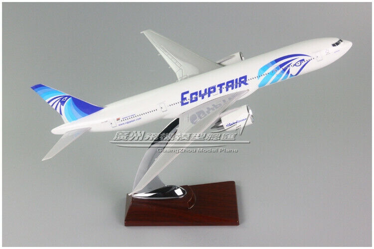 31CM EGYPT AIR BOEING 777 SU-GBR Passenger Airplane Resin Aircraft Plane Model