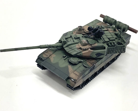 1/72 Chinese Type 15 Light Tank Tricolor Camouflage Railing Tank Model