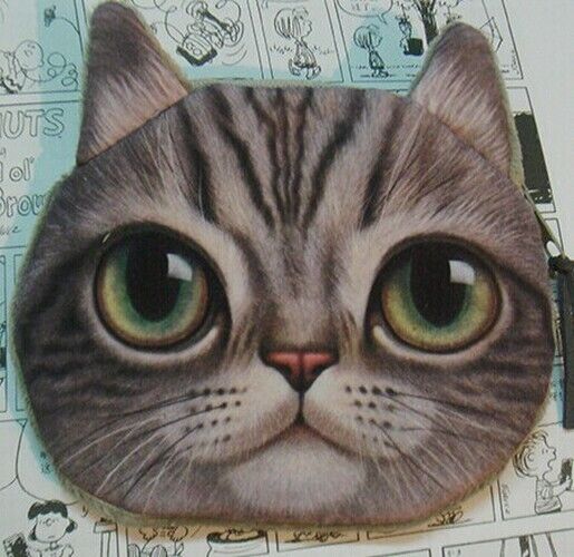 Money Bag Women Coin Purse Wallet Cute Small Zipper Pouch Bag Lady Animal Change