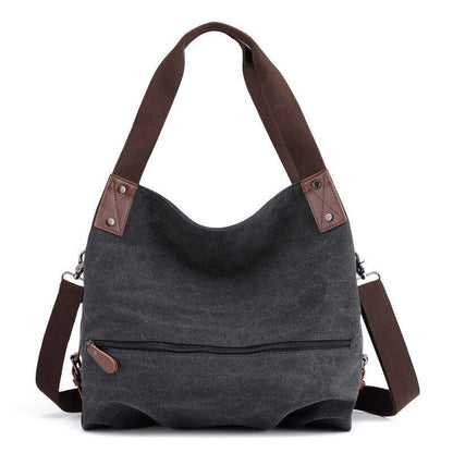Canvas Bag Fashion Spring Summer Canvas Women's Bag Shoulder Messenger Purse 1PC