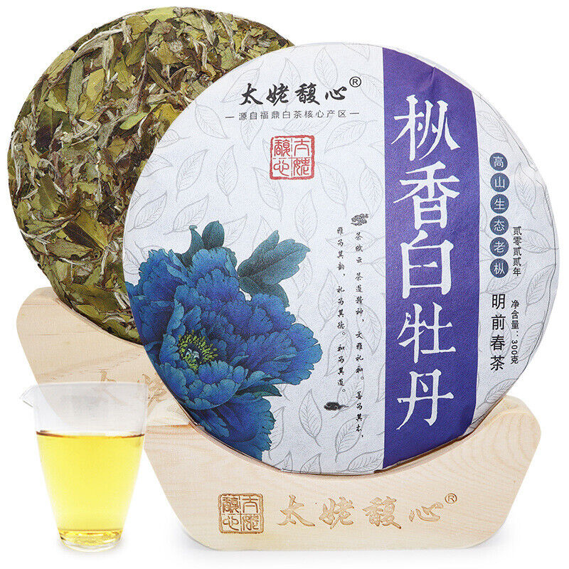 300G Fuding white tea white peony cake Panxi Ming pre-spring tea floral tea