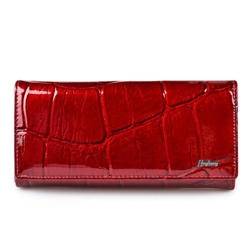 Wallet Large Genuine Leather Purse Functional Card Holder Cowhide Purses Clutch