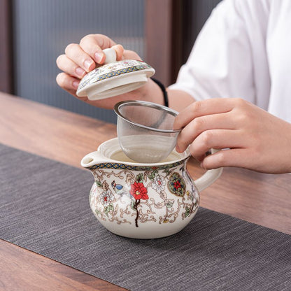 Genuine Jingdezhen Ceramic Teapot with Blue and White Porcelain Small Teapot