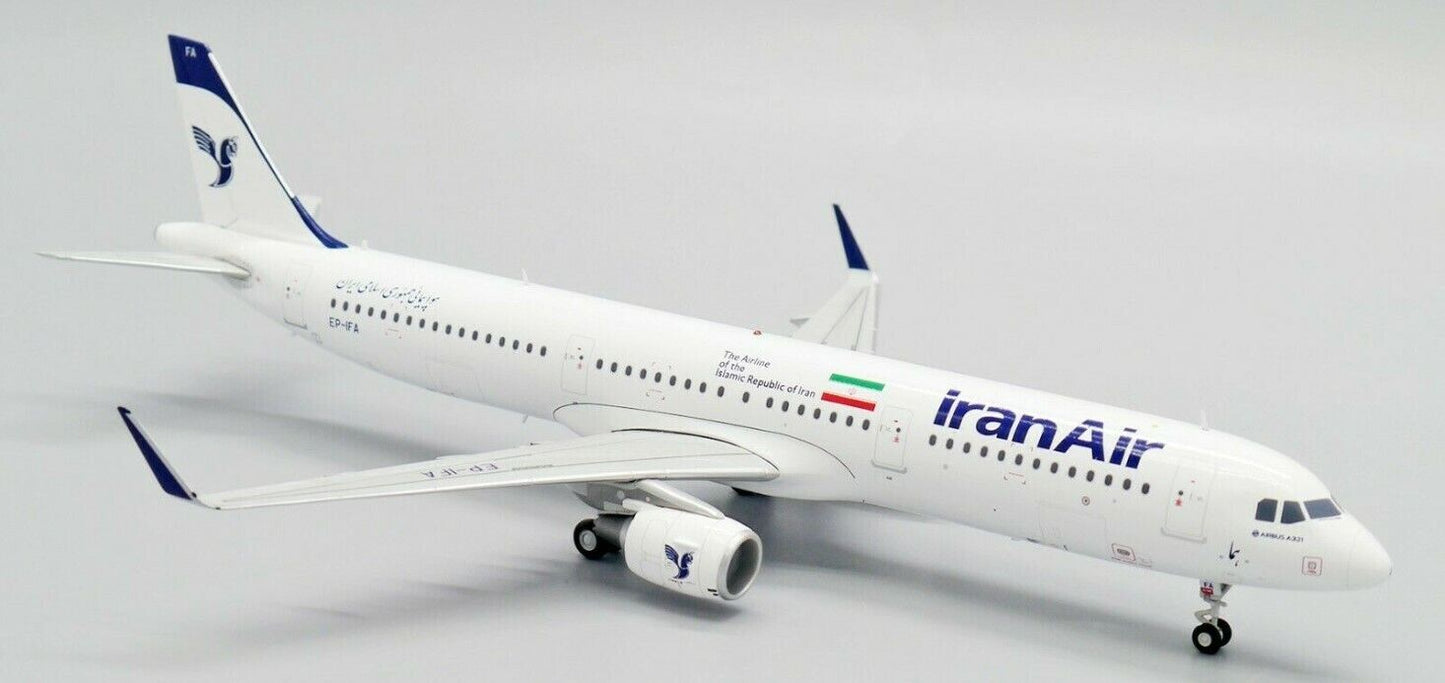1:200 JC Wings Iran Air AIRBUS A321 Passenger Airplane Diecast Aircraft Model