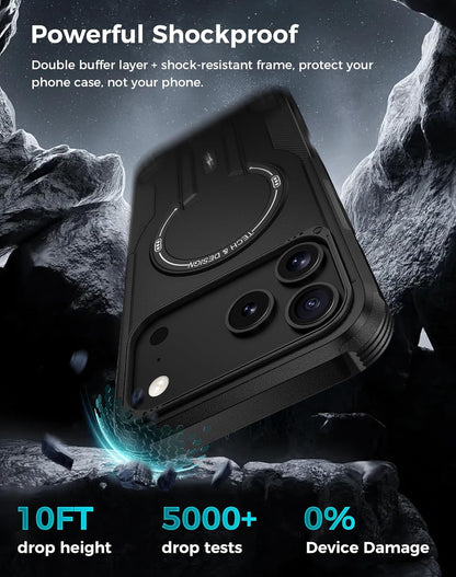 for Iphone 17 Pro Max Case with Privacy Tempered Glass Screen Protector & Camera