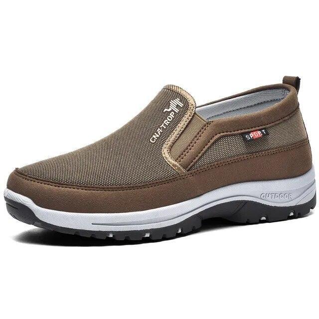 Comfort Breathable Orthopedic Travel Plimsolls, Cna Trop Shoes for Men Slip-on