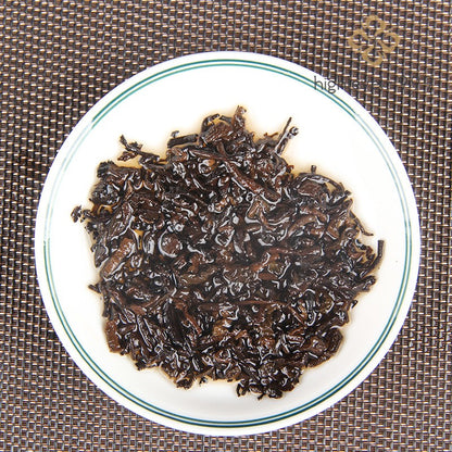 380g Ripe Pu'er Tea Cake Yunnan Menghai Early Spring Ancient Tree Chenxiang