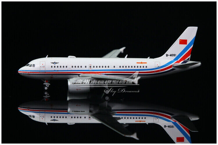 1:400 JC Wings China Air Force AIRBUS A319 Passenger Aircraft Diecast Model
