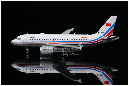 1:400 JC Wings China Air Force AIRBUS A319 Passenger Aircraft Diecast Model