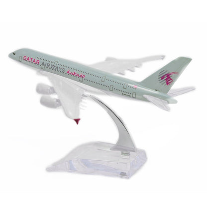 1:400 A380 Qatar Airways Plane Metal Airplane Model Plane Alloy Plane Deco Model