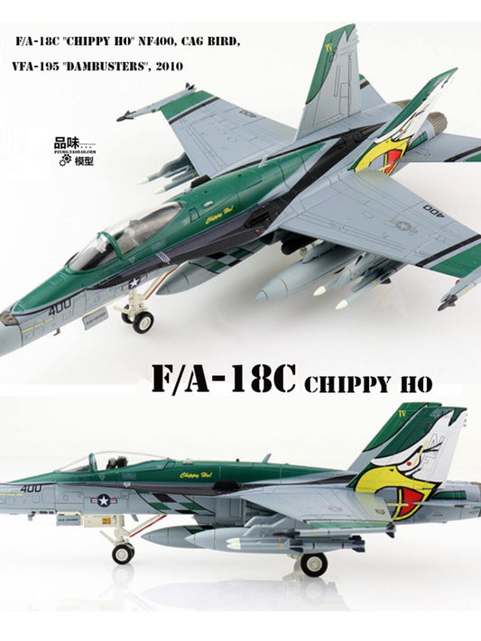 1/72 F/A-18C F18 Hornet Fighter Model VA-195 Captain Aircraft