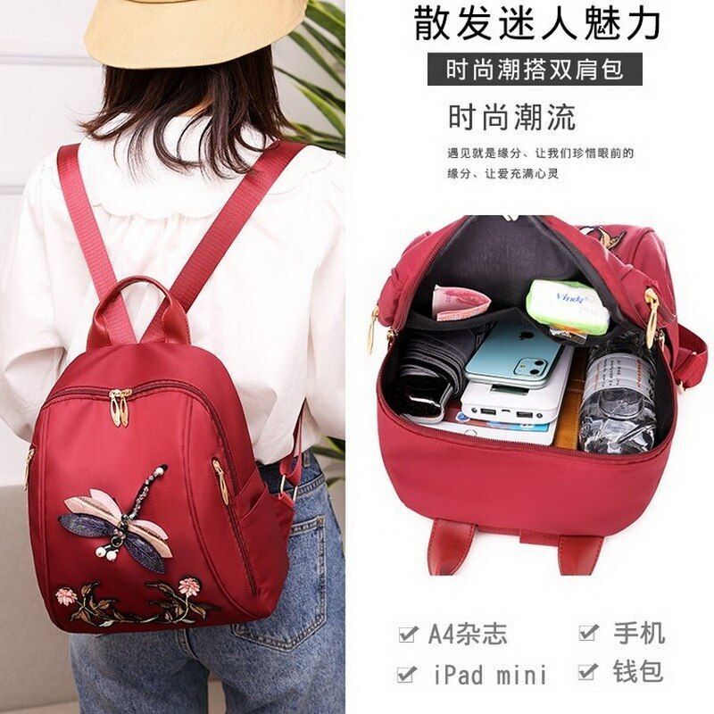 Summer Oxford Backpack High Quality Student School Bag Traveling Backpack 20-35L