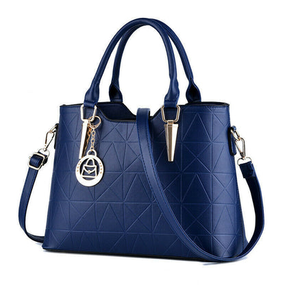 Women's Ladies Handbag PU Leather Tote Cross Body Shoulder Bag Purse Satchel Bag