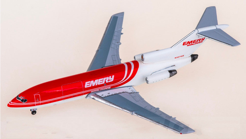 1:400 AeroClassics Emery Boeing 727-100F N357QS Airplane Diecast Plane Model
