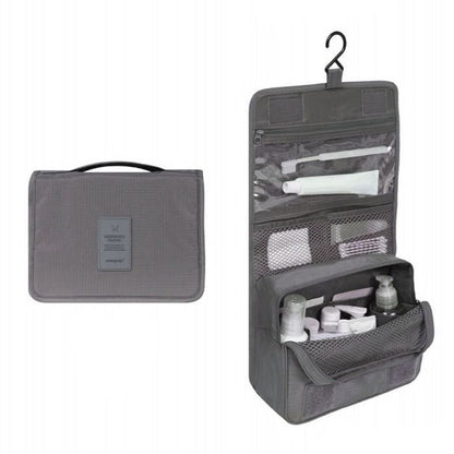 Travel Waterproof Cosmetic Organizer Pouch Hanging Toiletry Bag Makeup Polyester
